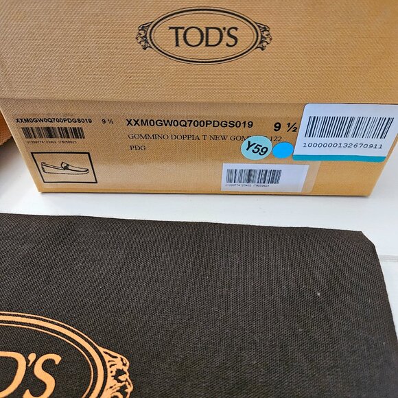 Tod's Gommino Camel Leather Loafers Drivers -- Size 10.5 US/9.5 UK - Picture 3 of 12